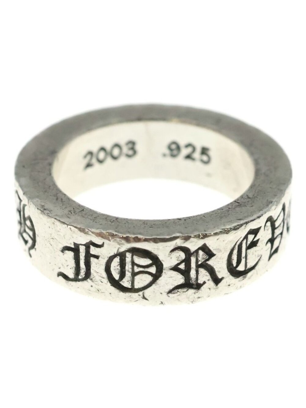 Chrome Hearts Spacer Forever Ring Silver